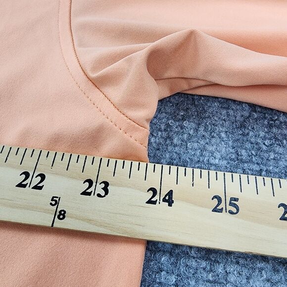 Peter Millar Polo Shirt Mens Large Orange Summer Comfort Casual Performance Golf - Picture 5 of 16